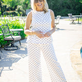 Dalmatian High Pants, Off White