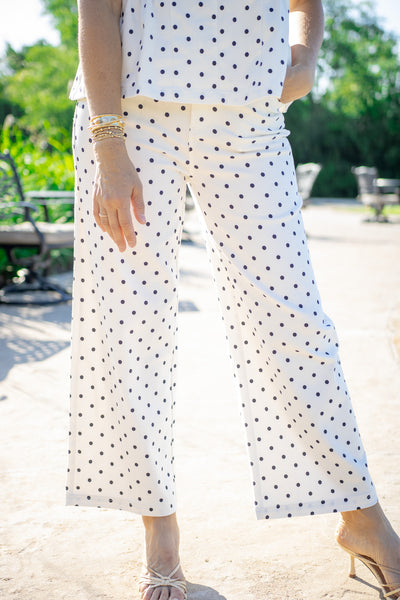 Dalmatian High Pants, Off White