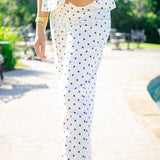 Dalmatian High Pants, Off White