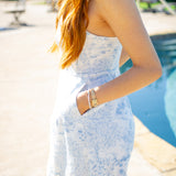 Love Letter to London Dress, Pond Sky Blue