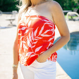 Boardwalk Brunch Top, Red