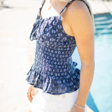 Blue My Mind Top, Navy
