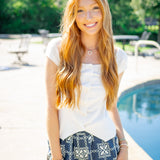 Vanilla Latte Sweater Top, Ivory