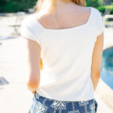 Vanilla Latte Sweater Top, Ivory