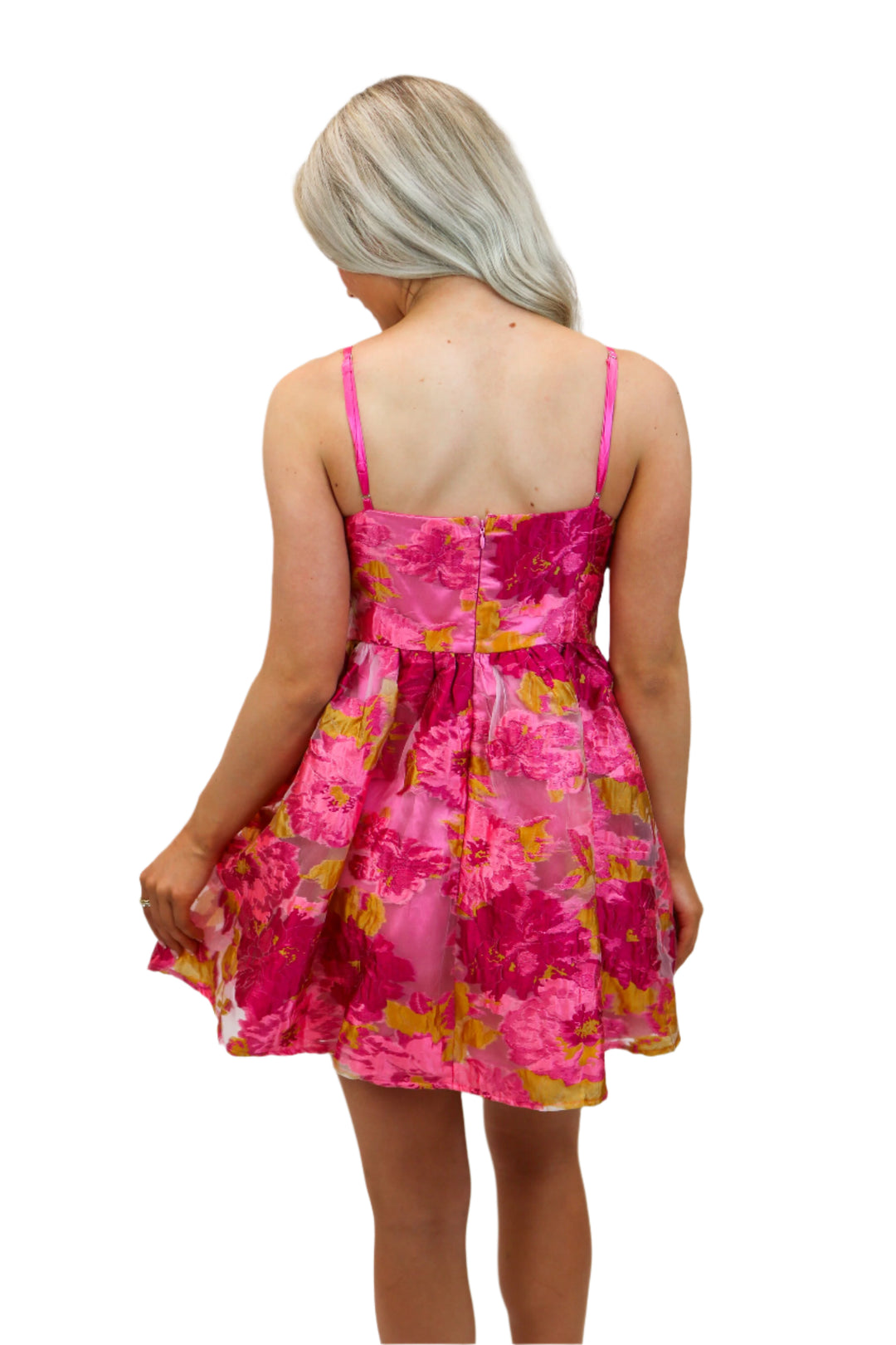 First Dance Floral Dress, Pink