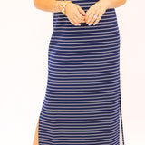 SPANX AirEssentials® Sleeveless Maxi, Navy Crew Stripe