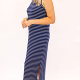 SPANX AirEssentials® Sleeveless Maxi, Navy Crew Stripe