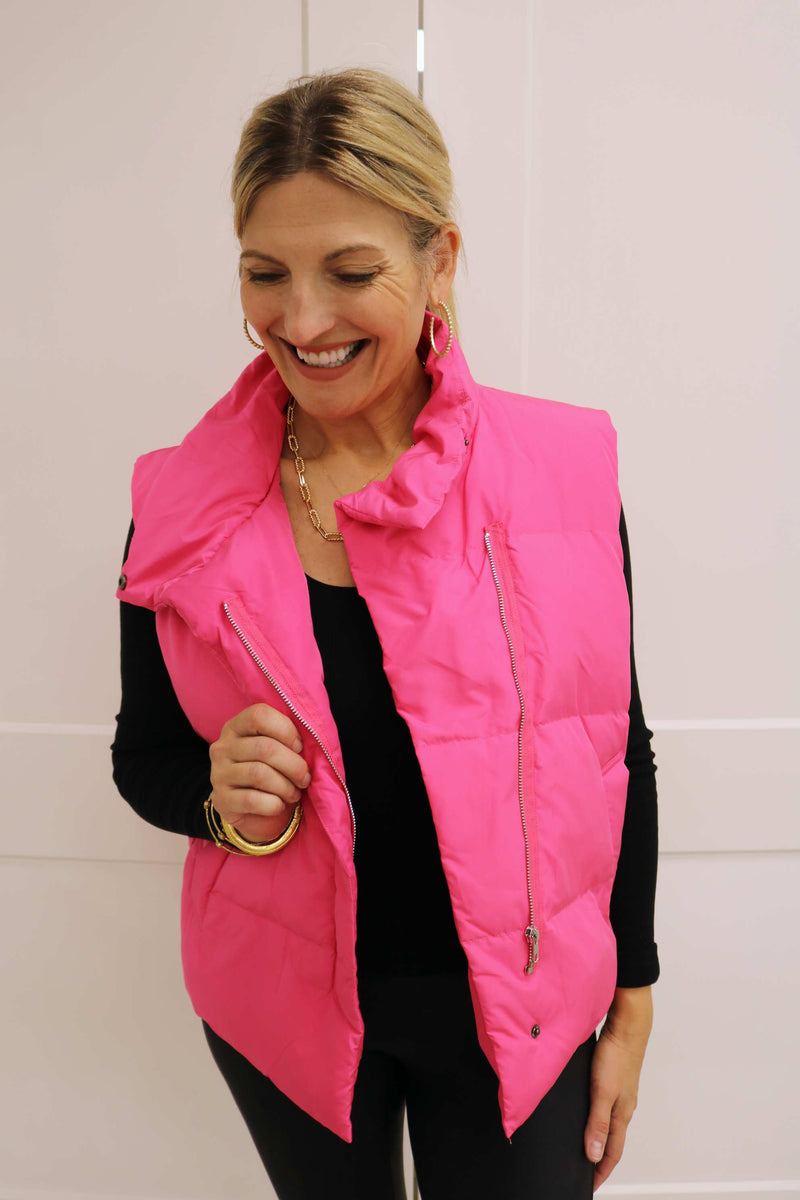 Perfectly Pink Puffer Vest