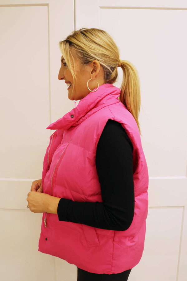 Perfectly Pink Puffer Vest