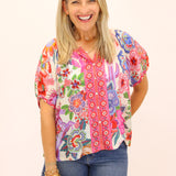 Avah Button Down Shirt, Kallie