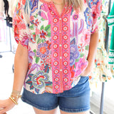 Avah Button Down Shirt, Kallie