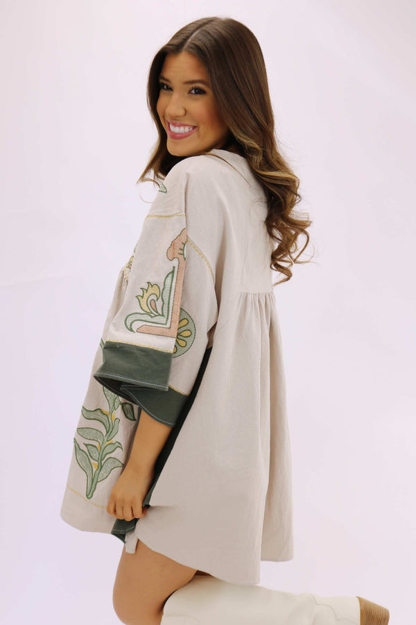 Take On The Day Embroidered Dress