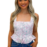 Fairytale Garden Top, Pink