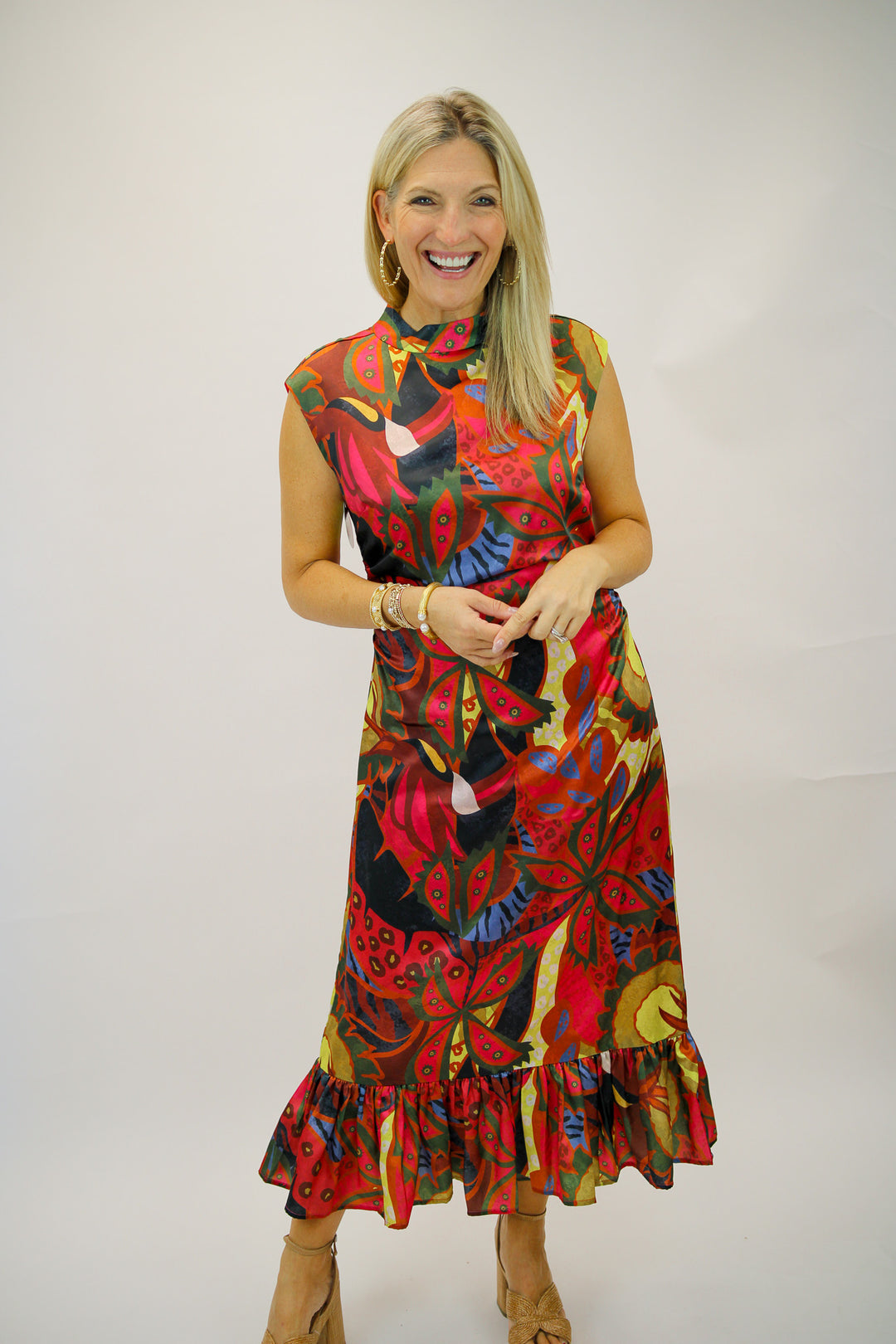 Estelle Dress, Jungle Floral