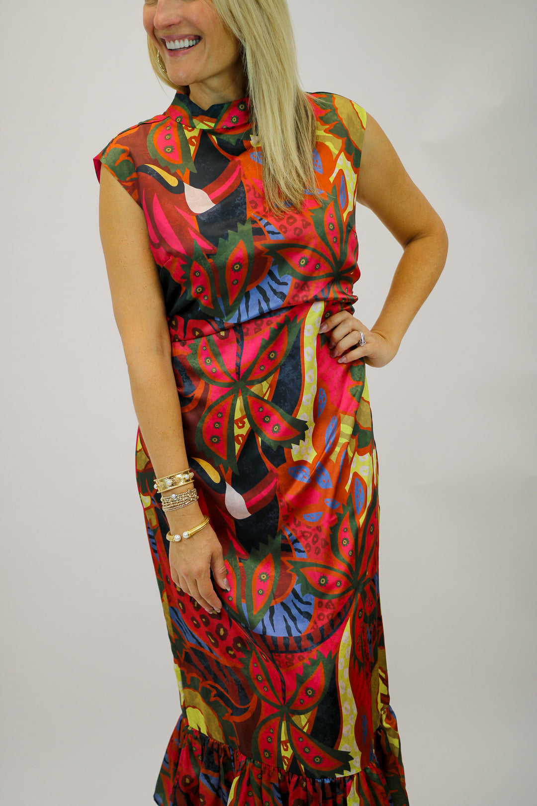 Estelle Dress, Jungle Floral