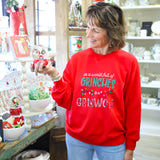 Griswold Sarah Sweatshirt, Red