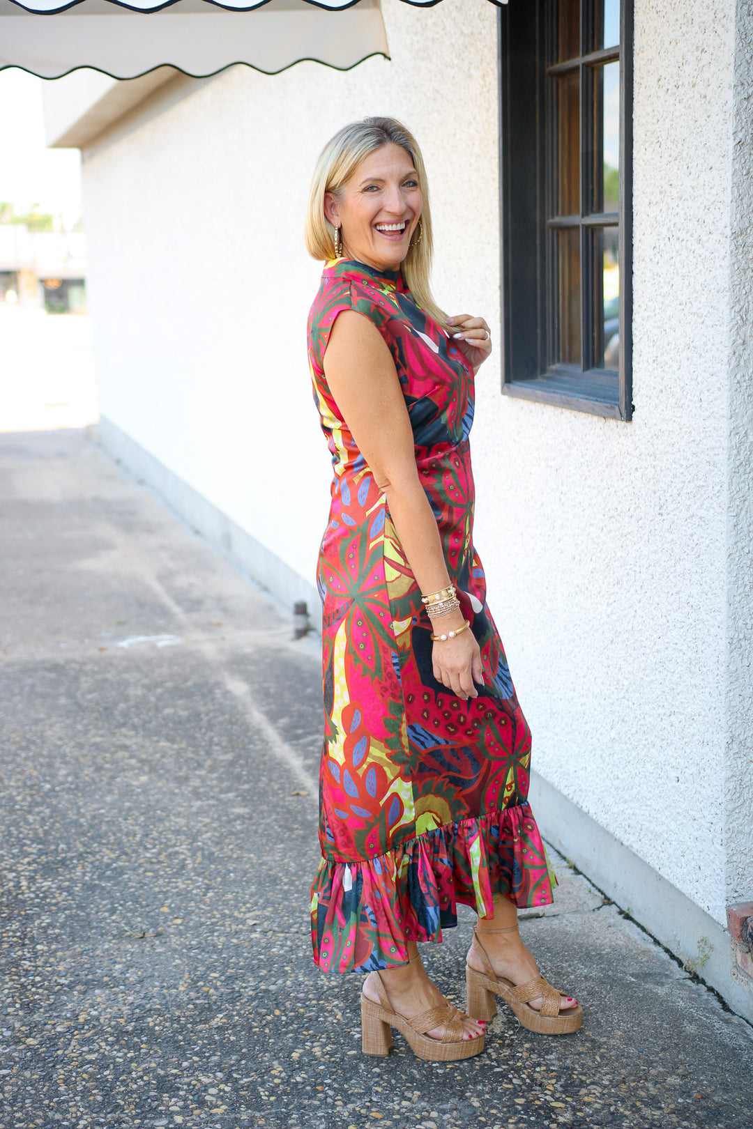 Estelle Dress, Jungle Floral