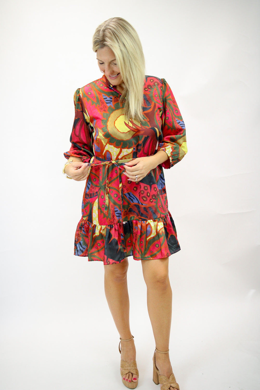 Presley Dress, Jungle Floral