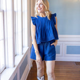 Front Porch Swing Top, Denim