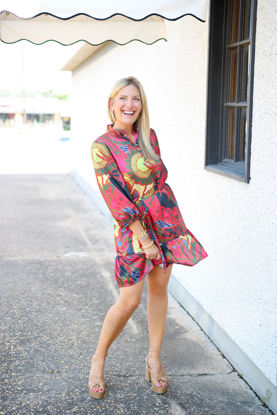Presley Dress, Jungle Floral