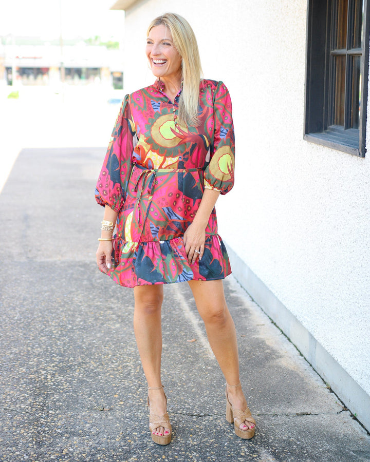 Presley Dress, Jungle Floral