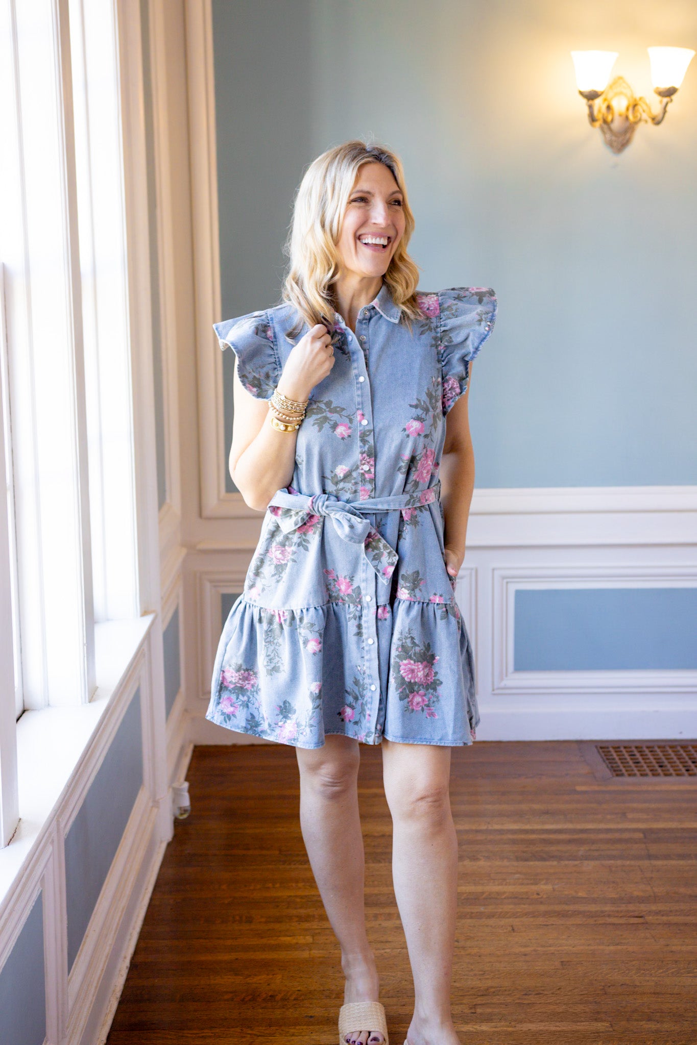 denim club dress Garden Dress, Light Wash Effortless style starts here Size:U(34–40) pfseasonalfashion_w25 The World's Most Expensive