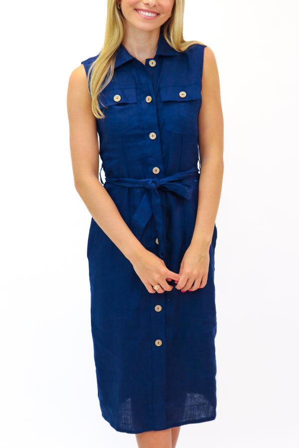 With Love Dress, Navy