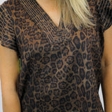 Wild About You Top, Brown