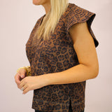 Wild About You Top, Brown