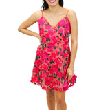 Romantic Getaway 3D Floral Lace Mini Dress