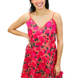 Romantic Getaway 3D Floral Lace Mini Dress
