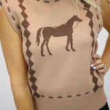 Weekend Out West Vest, Camel