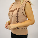Weekend Out West Vest, Camel