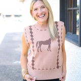 Weekend Out West Vest, Camel