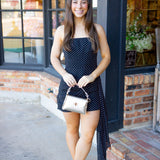 Perfect Timing Dress, Black/White