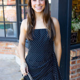 Perfect Timing Dress, Black/White