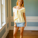 Daffodil Darling Top, Butter Yellow