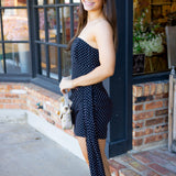 Perfect Timing Dress, Black/White