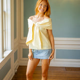 Daffodil Darling Top, Butter Yellow