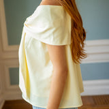 Daffodil Darling Top, Butter Yellow