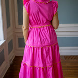 Meadow Mornings Dress, Hot Pink