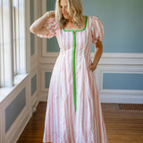Melon Muse Dress, Pink/Green