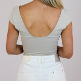 Duo Corset Cami, Pumice Stone