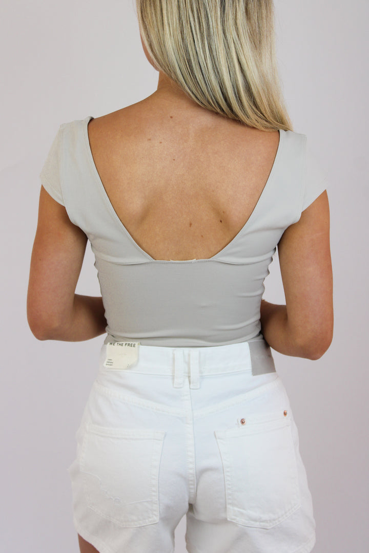 Duo Corset Cami, Pumice Stone