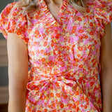 Stay Forever Dress, Orange Combo