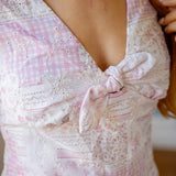 Blushed Willow Mini Dress, Baby Pink