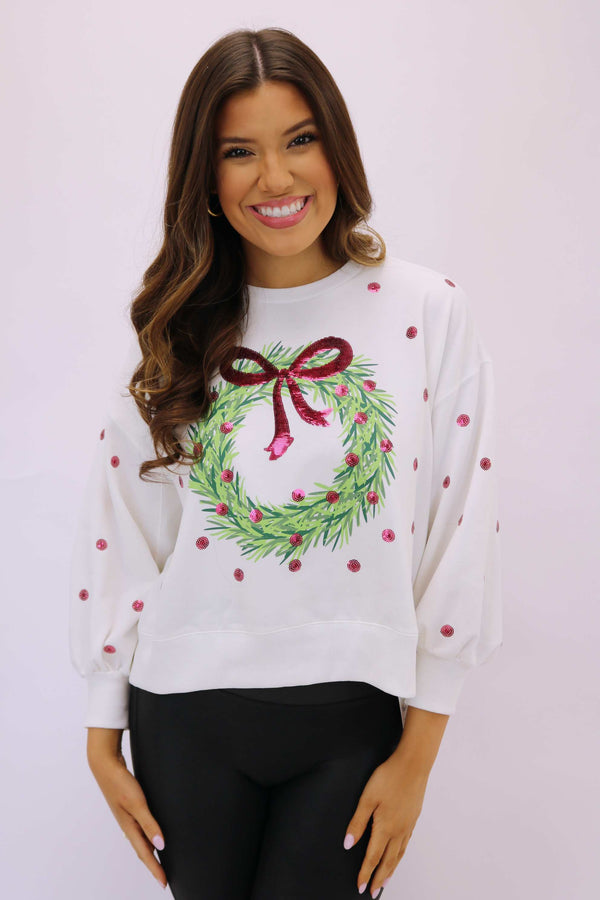 Millie Wreath Sweatshirt