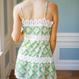 Matcha Macaron Dress, Green/Pink