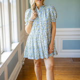 Forget Me Not Dress, Blue