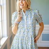 Forget Me Not Dress, Blue